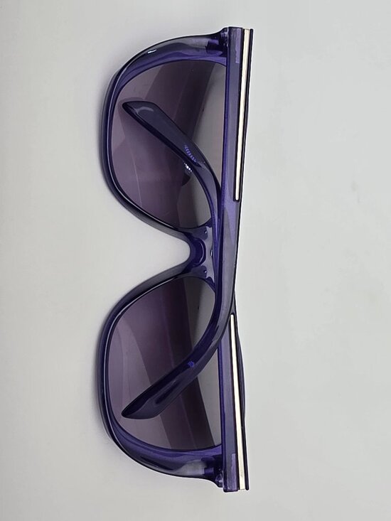 Fendi FS5219 513 Crystal Purple Frame Grey Gradient Lens Sunglasses w/ Case 58mm main image 14